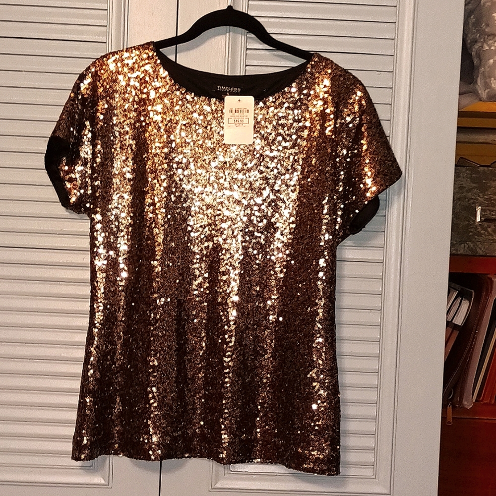 NAEEM KHAN Timeless Sequined Tee